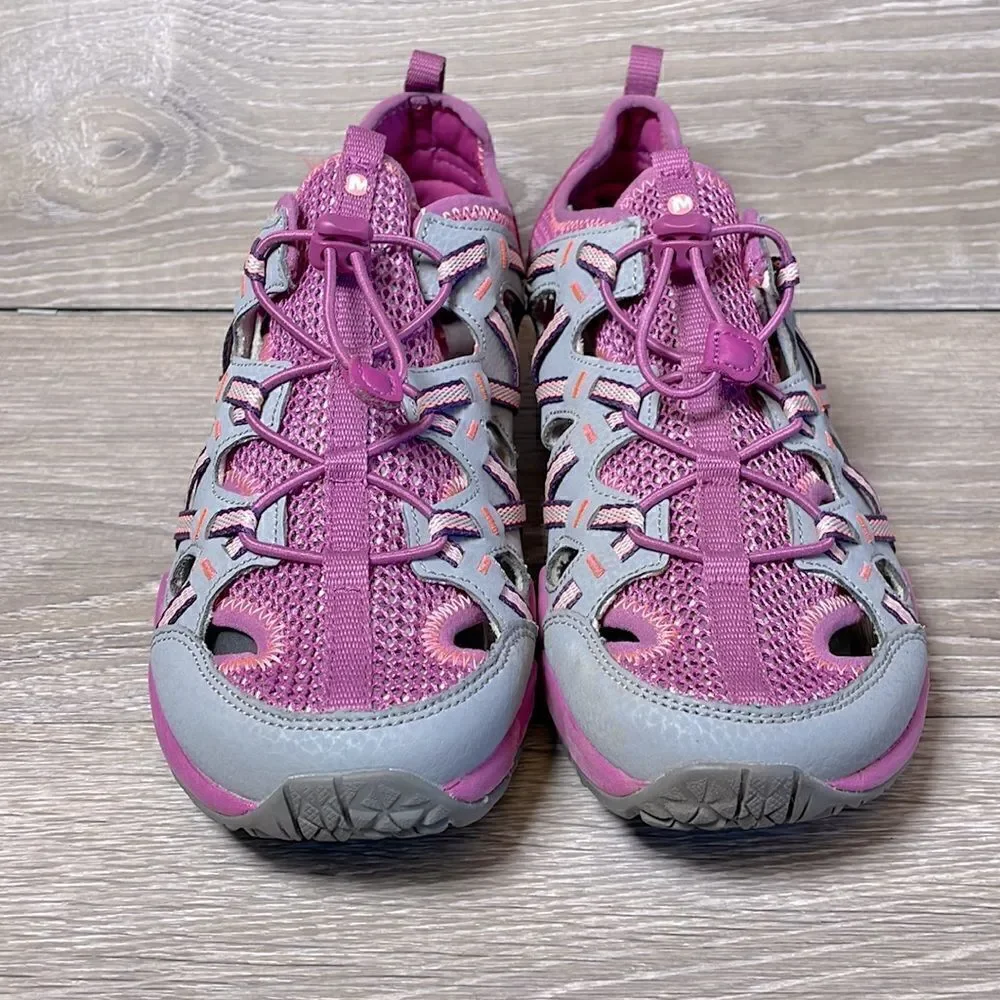 Merrell Hydro Choprock Big Girls Size 7 Purple Pink Hiking Sandal